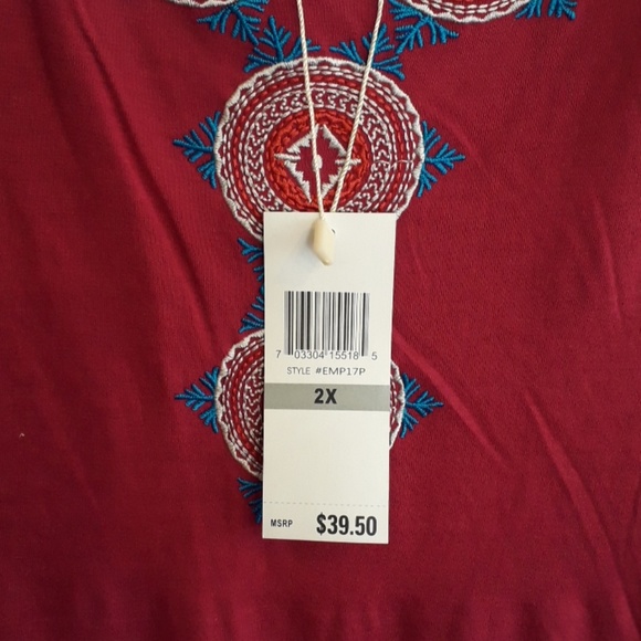 ♋Karen Brooks Plus Boho Top - Picture 8 of 8